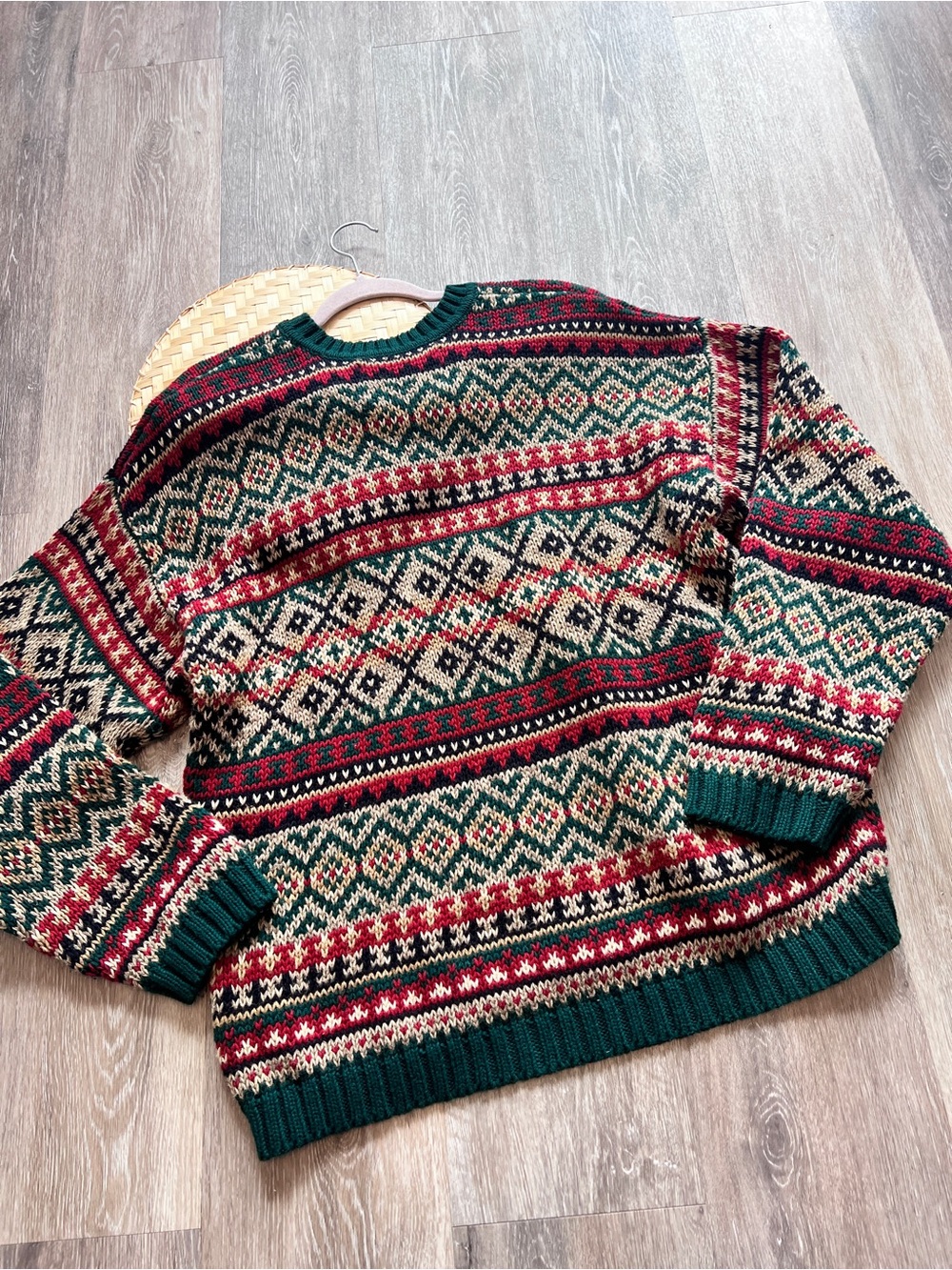 Vintage Abercrombie and fitch winter Nordic Christmas knit chunky sweater - Picture 5 of 6